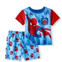 Spider-Man Toddler Boys 'kratki rukav i kratke hlače pidžama, dvodijelni set