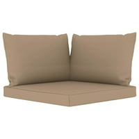 Dcenta Garden Pallet sofa jastuci, podstavljeni jastuci širine tkanine sa bočnim jastukom širine 21.9