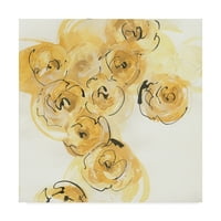 Zaštitni znak likovne umjetnosti 'žute ruže iznova I' Canvas Art by Chris Paschke