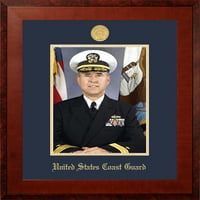 Patriot Frameova obalna stražar portretna poštula okvir sa zlatnim medaljom