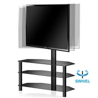 Univerzalni okretni TV stalak sa nosačem i staklenim policama za Audio Video TV TW309001MB