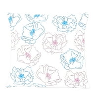 Designart Retro Handdrawn Mak I ' Mid-Century Modern Throw jastuk - 18x18