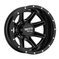 Moto metal mo 17x6. -140ET satenski crni mleveni - zadnji točak