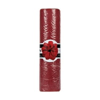 Holiday Time Mesh Roll, Red Burlap, 10