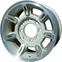 8. Preklopljeni oem aluminijski aluminijski kotač, srebro, odgovara 2003- Hummer H2