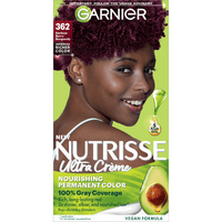 Garnier Nutrisse Hranjiva creme boja kose, najmračnije bobice Burgundy