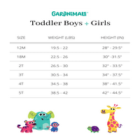 Garanimals Toddler Boys Francuska Terry Trpe Storys, 4-pakovanje, Veličine 12m-5t
