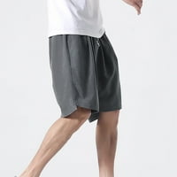 Ljetne muške kratke hlače sportske hlače u pet tačaka labave Ležerne hlače na plaži jednobojne Trend vanjske