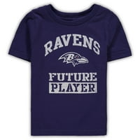 Baltimore Ravens za malu djecu s kratkim rukavom 9k1t1fepd 2T