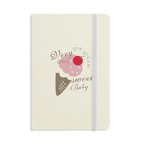 Cherry Sweet Baby Sweet Ice Notebook Zvanični Tkanina Tvrdi Poklopac Klasični Dnevnik Časopisa