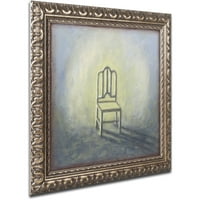 Zaštitni znak likovne umjetnosti' stolica ' platnena Umjetnost Rachel Paxton, Zlatni okićeni okvir