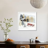 Božić Chalet II, uokvirena Umjetnost Print zid Umjetnost Victoria Borges prodao Art.Com