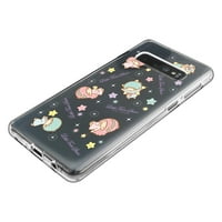 Galaxy S10e Case Sanrio Clear TPU meki poklopac želea - uzorak malih zvijezda blizanaca
