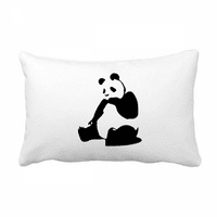 Kina National blesa Panda Outline Backing Jastuk Lumbalni umetak uzorkovanje Custun Cover Dekoracija kuće