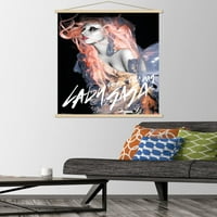 Lady Gaga - Narandžasti zidni poster sa drvenim magnetskim okvirom, 22.375 34